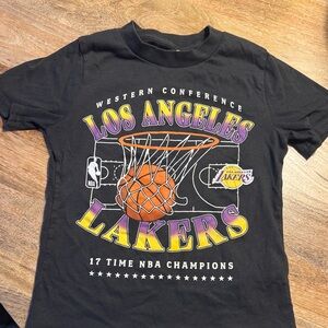 Los Angeles Lakers kids Black T-Shirt